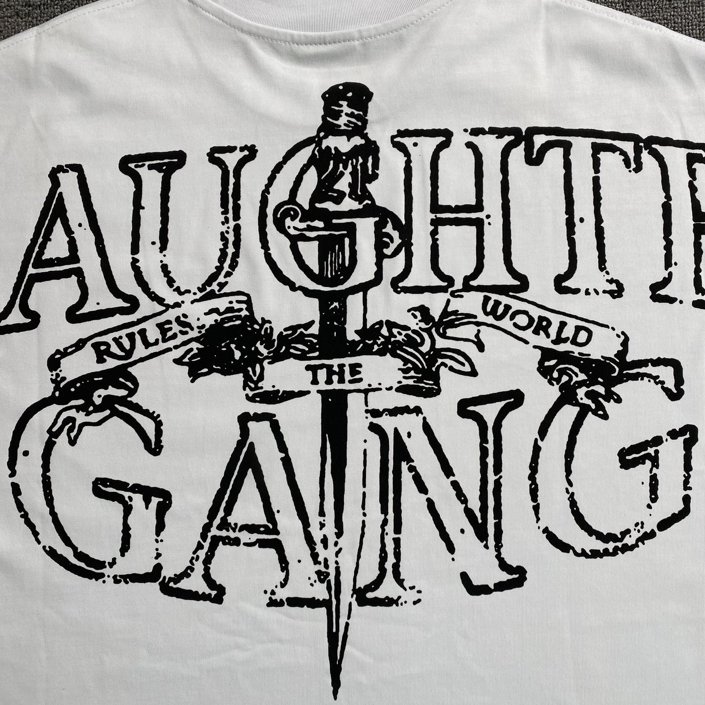 Remera Corteiz x Slaughter Gang 21 Savage Blanca