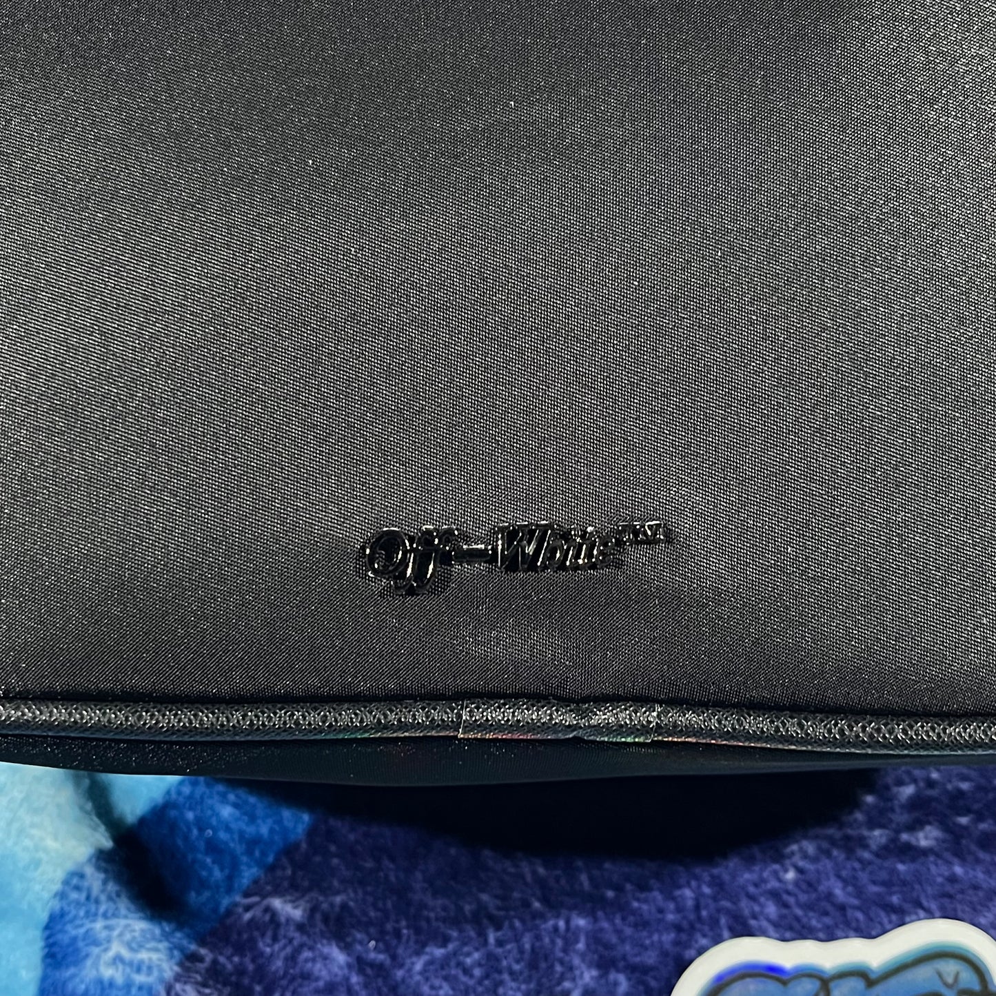 Off White Crossbody Bolso Small Logo Negro
