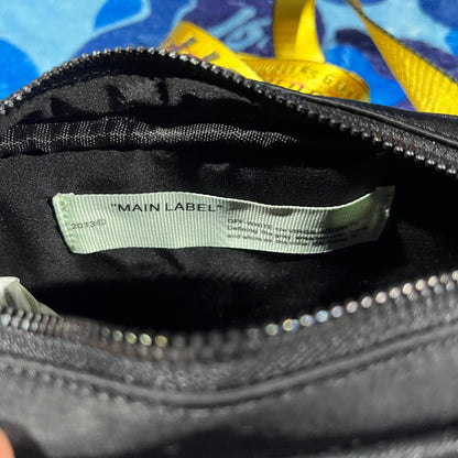 Off White Crossbody Bolso Small Logo Negro