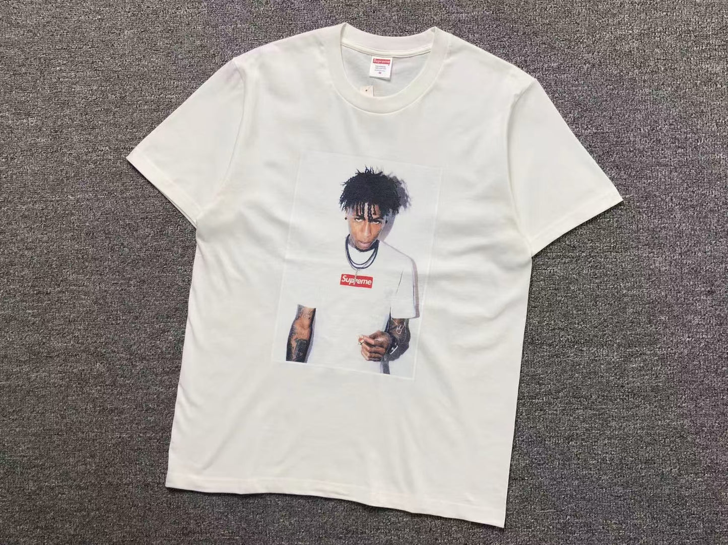 SUPREME NBA YOUNGBOY TEE WHITE