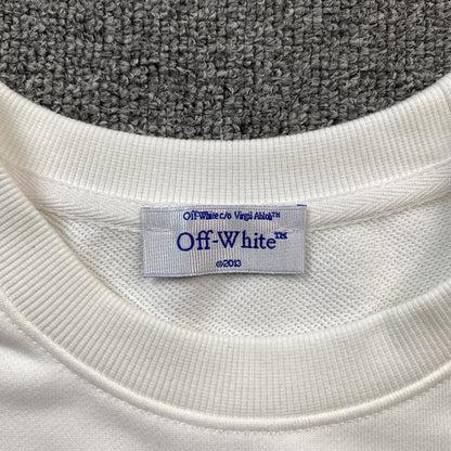 OFF WHITE X BROWNS CARAVAGGIO CREWNECK WHITE