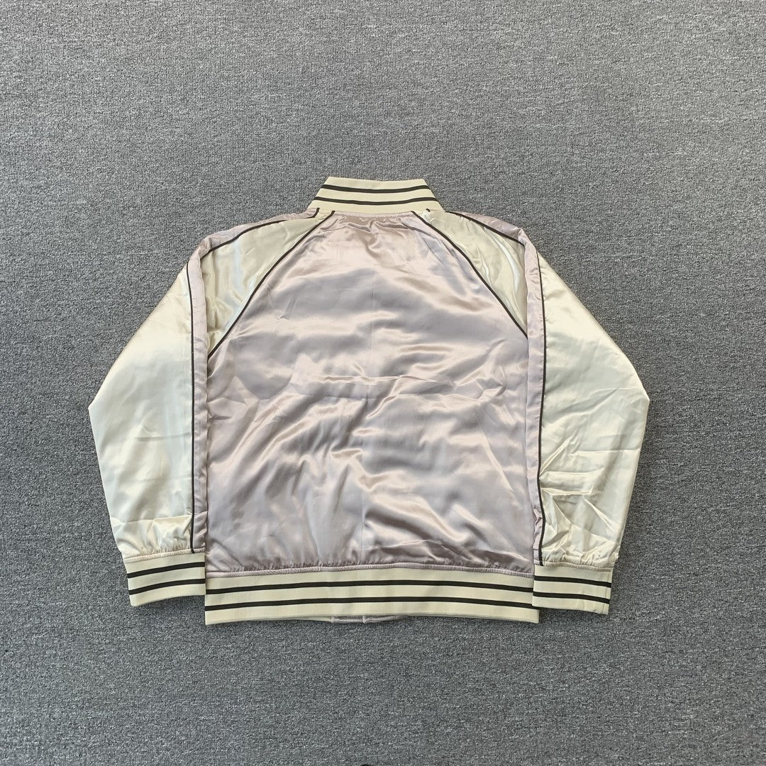 AMIRI SOUVENIR VARSITY BOMBER JACKET SAGE