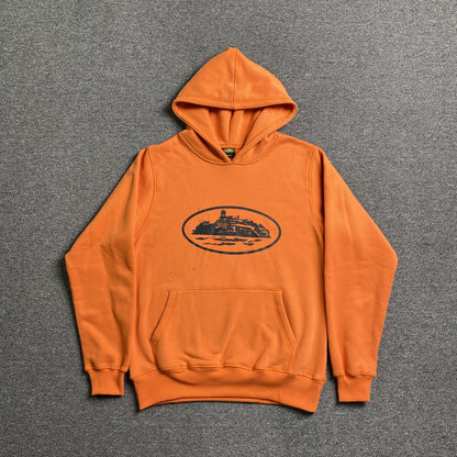 CORTEIZ ALCATRAZ HOODIE ORANGE