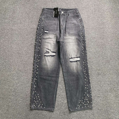 Pantalón Mixed Emotion Stone Jean Negro