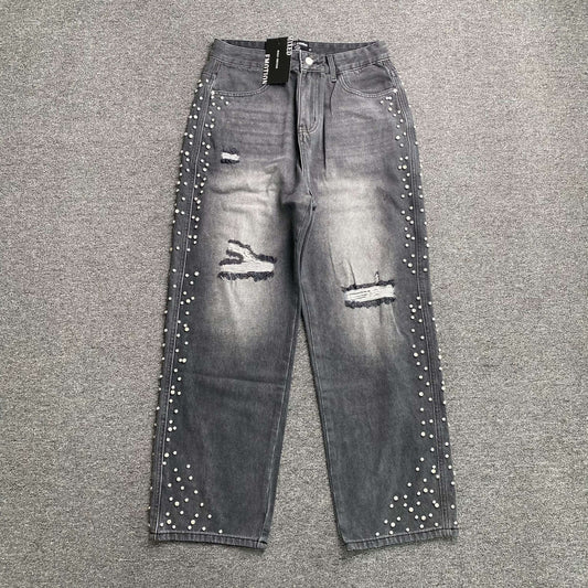 Pantalón Mixed Emotion Stone Jean Negro
