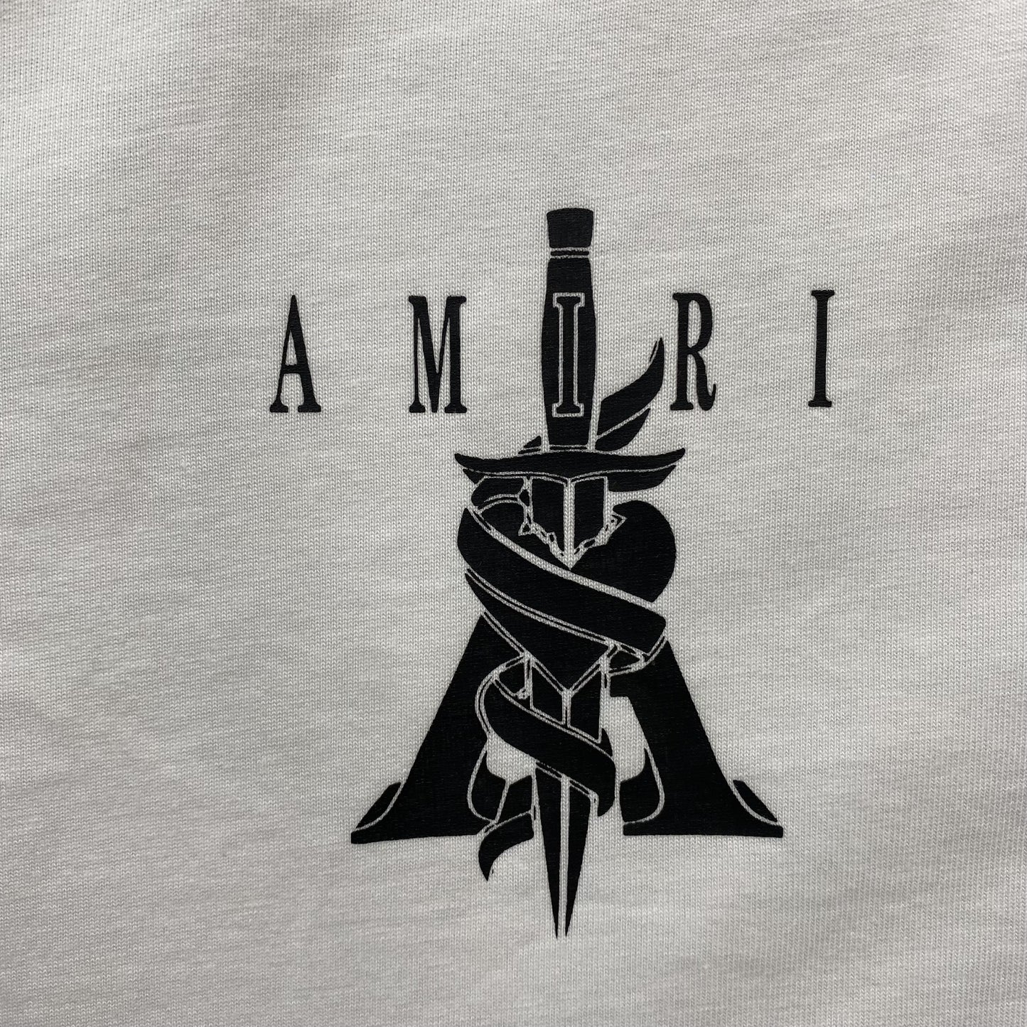 AMIRI DAGGER TEE WHITE