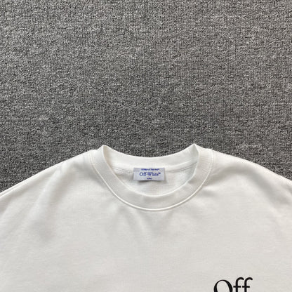 OFF WHITE AGREEMENT CREWNECK WHITE