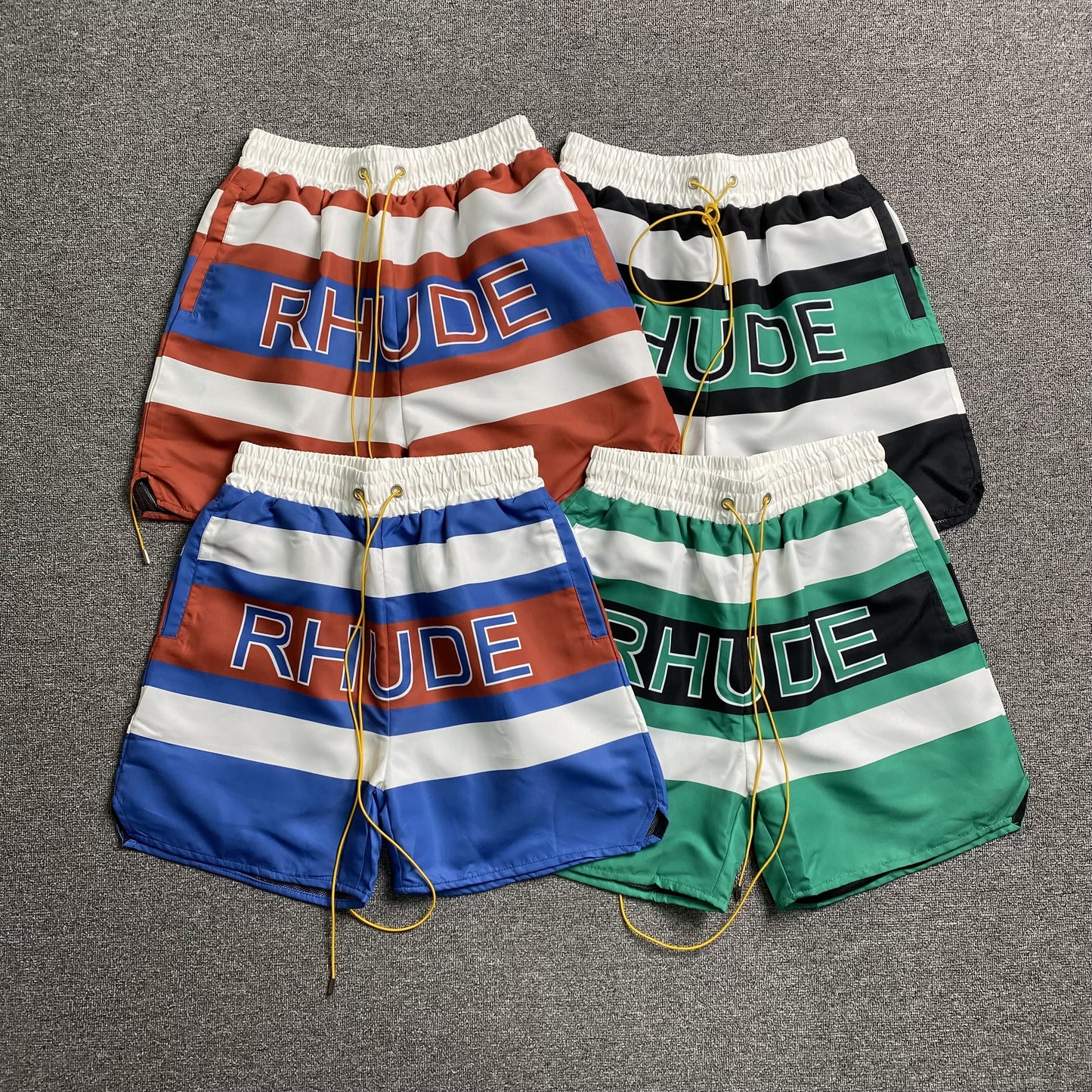 RHUDE SHORTS BLACK