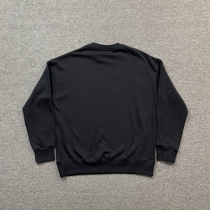 OFF WHITE OFF STAMP CREWNECK BLACK