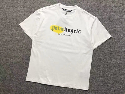 PALM ANGELS LOS ANGELES SPRAYED TEE WHITE