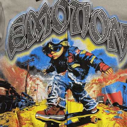 Campera Mixed Emotion Last Ride Gris