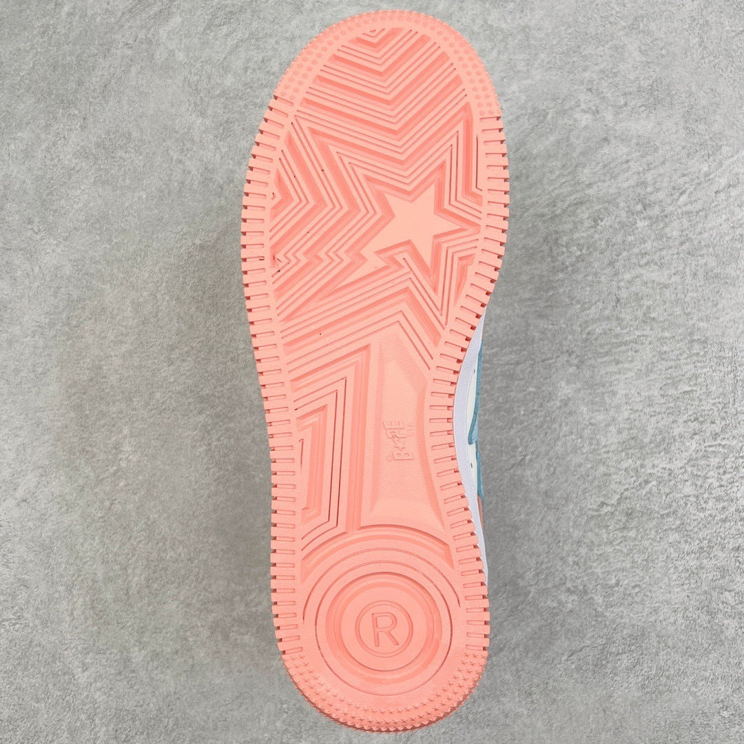 A Bathing Ape Bape Sta Low Rosa Pastel