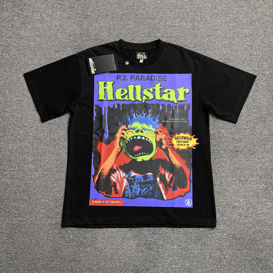 HELLSTAR HORROR BOOK TEE BLACK