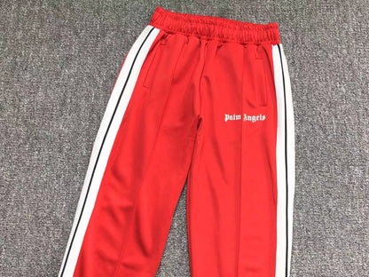 PALM ANGELS CLASSIC TRACK PANTS RED