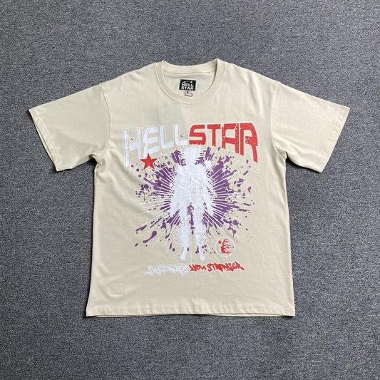 HELLSTAR MAKES YOU STRANGER TEE WHITE