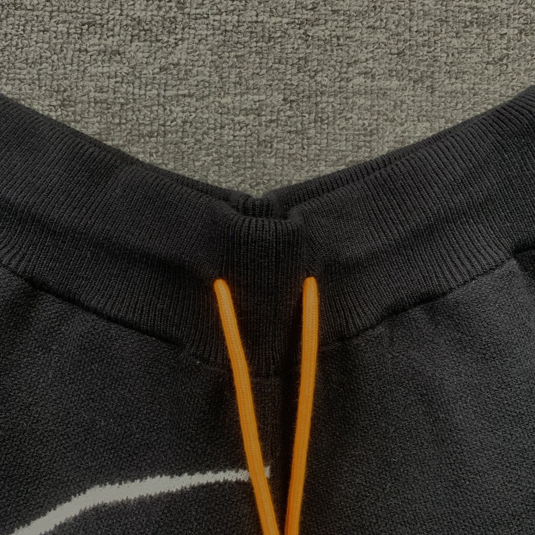 RHUDE SHORTS BLACK