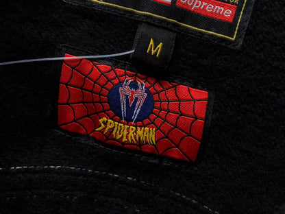 Campera Supreme Vanson Leathers Spider-Man Negra