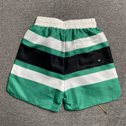 RHUDE SHORTS GREEN