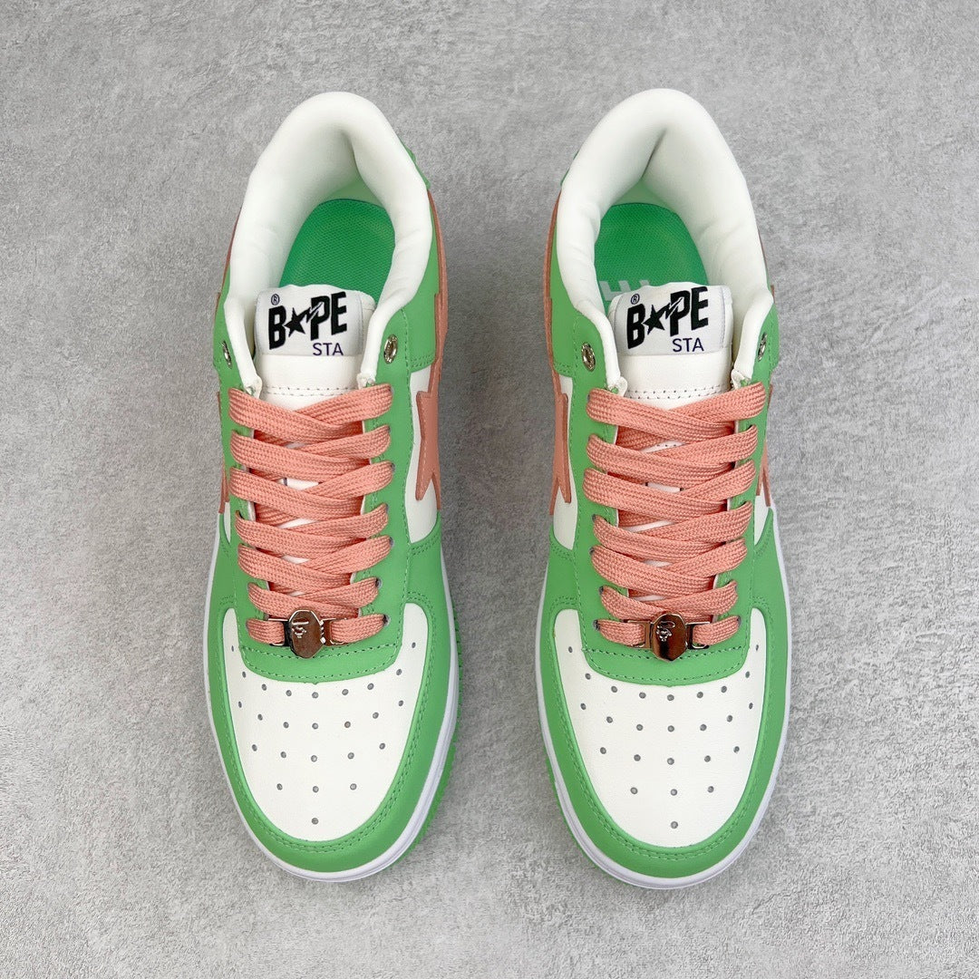 A Bathing Ape Bape Sta Low Verde Pastel 