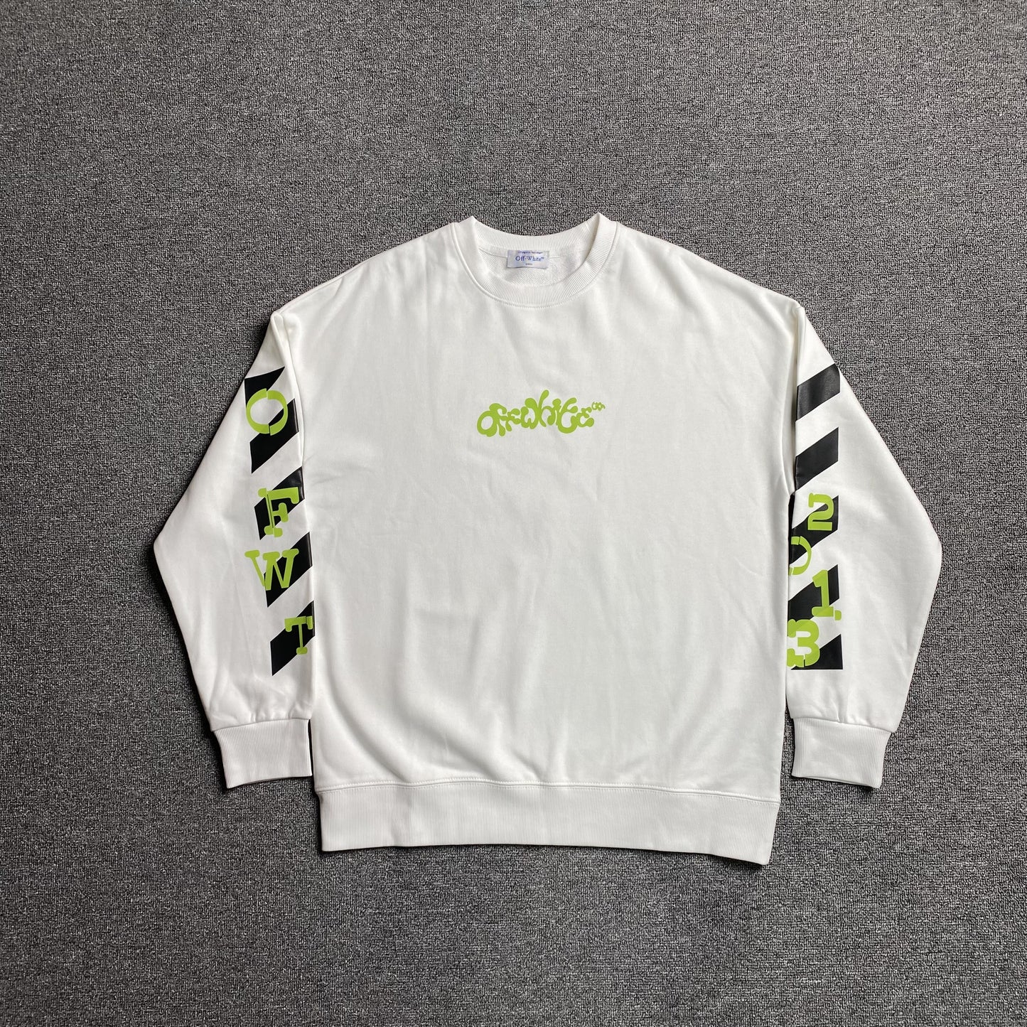 OFF WHITE OPPOSITE ARROW CREWNECK WHITE