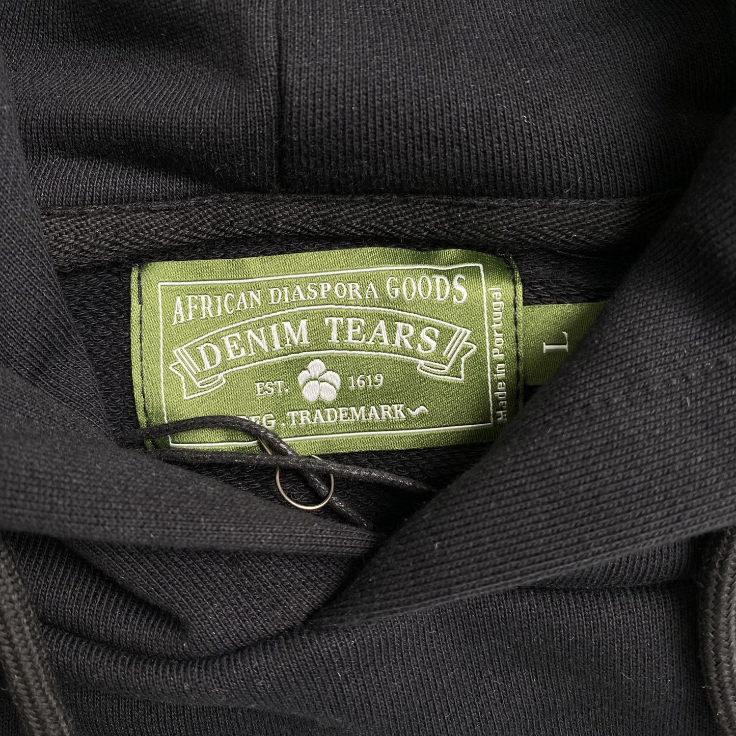 Buzo Denim Tears Big Cotton Wreath Negro