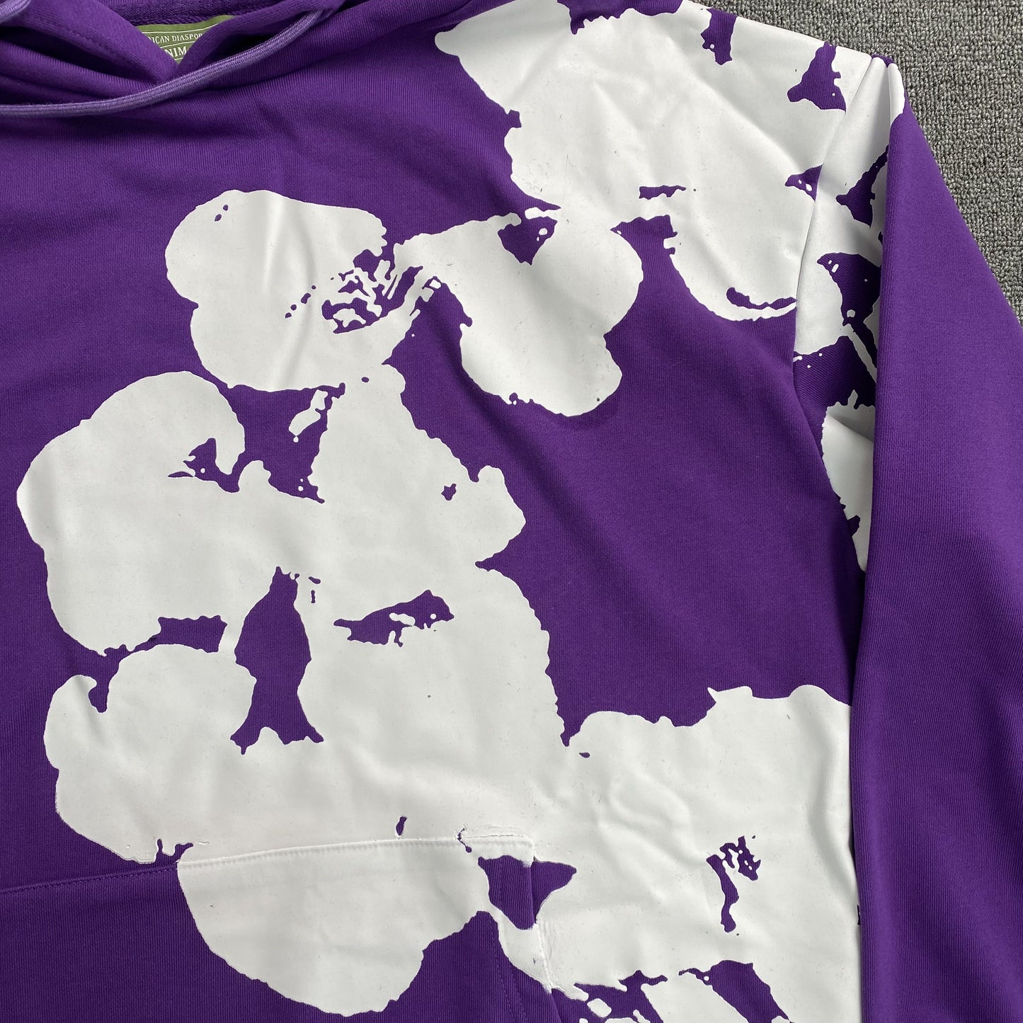 Buzo Denim Tears Big Cotton Wreath Violeta