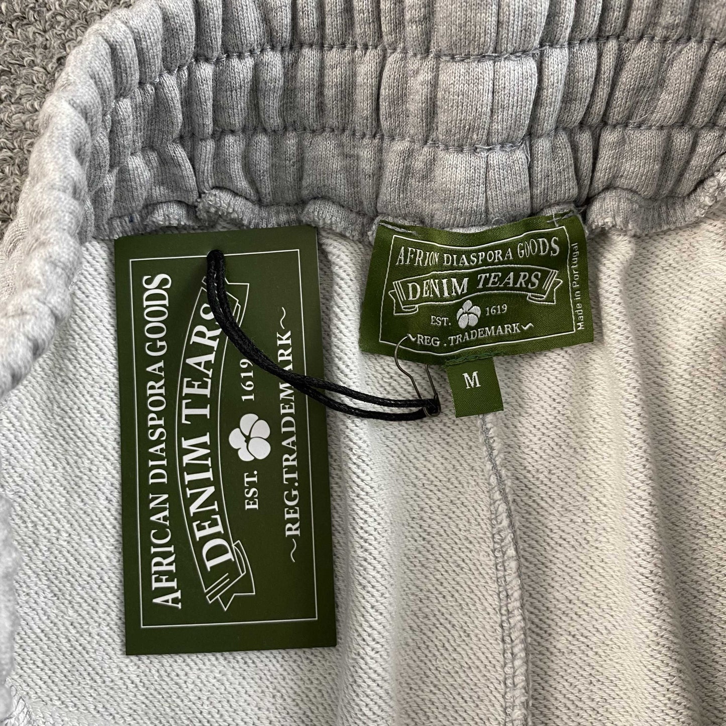 Short Denim Tears Big Cotton Wreath Gris