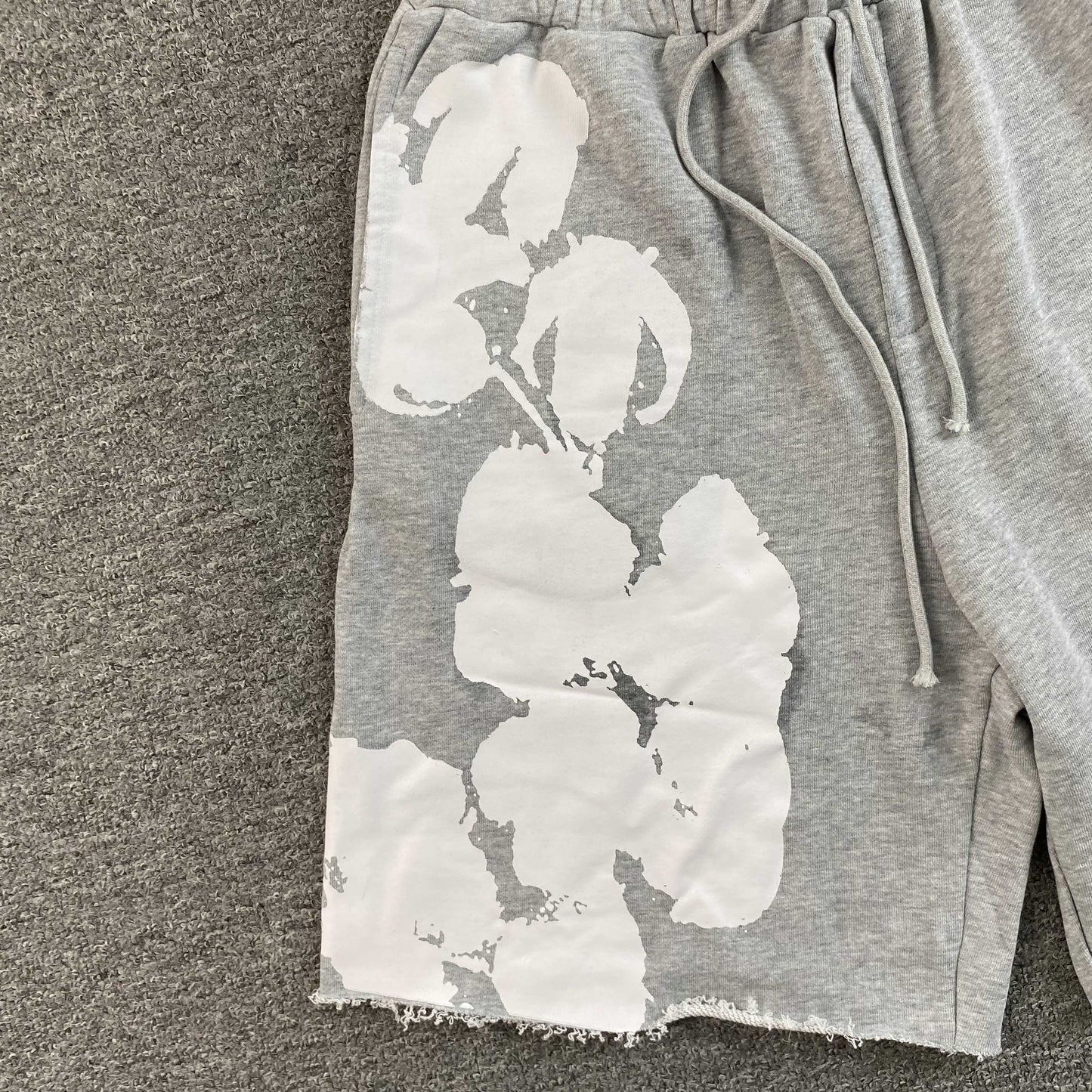 Short Denim Tears Big Cotton Wreath Gris