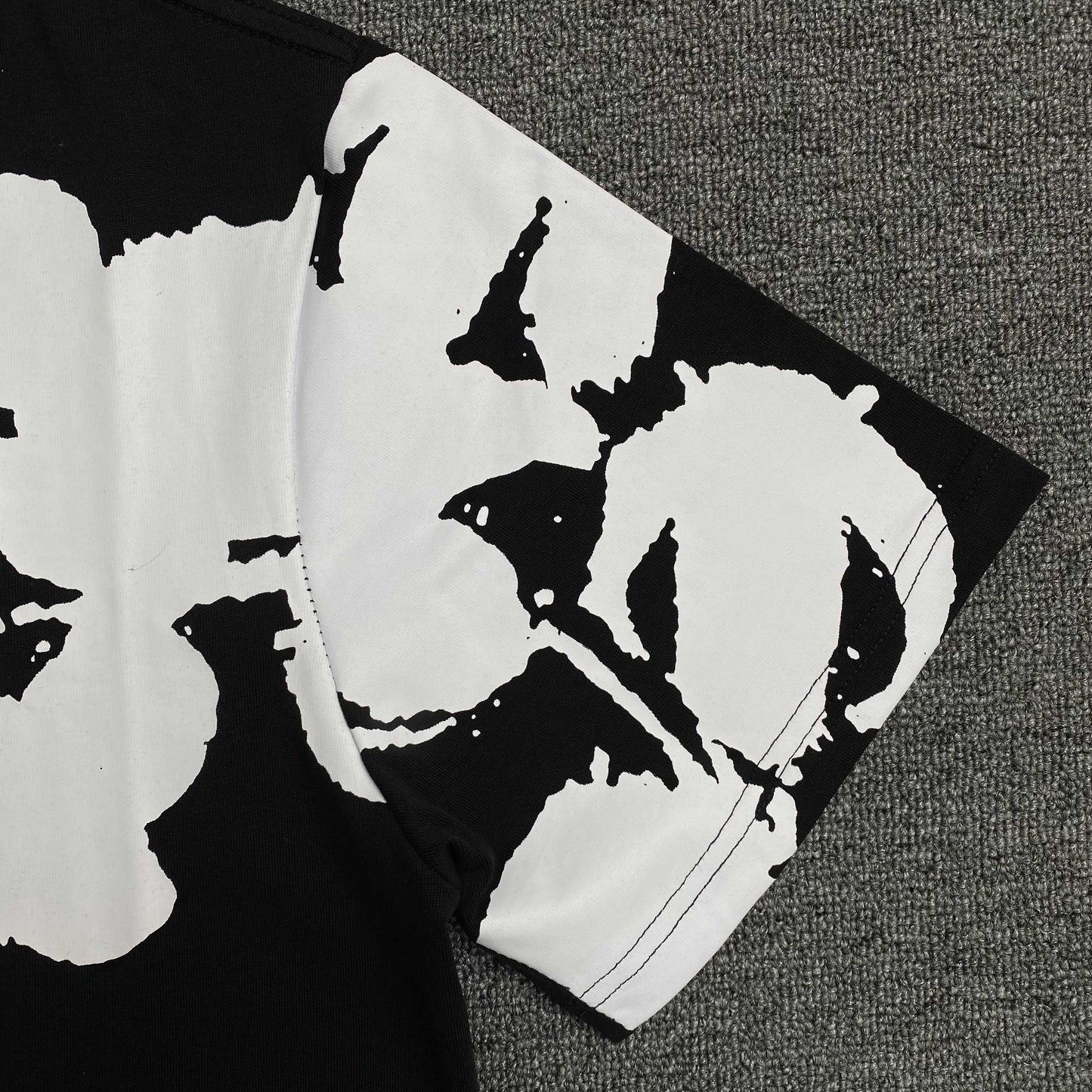 Remera Denim Tears Big Cotton Wreath Negra