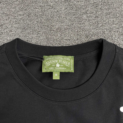 Remera Denim Tears Big Cotton Wreath Negra