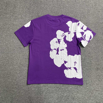Remera Denim Tears Big Cotton Wreath Violeta