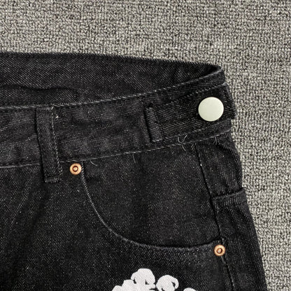 denim-tears-the-cotton-wreath-jean-short-black-3-Drip Store Argentina