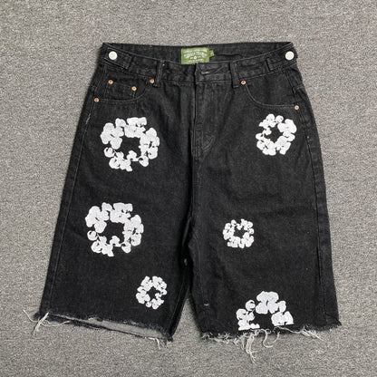denim-tears-the-cotton-wreath-jean-short-black-Drip Store Argentina