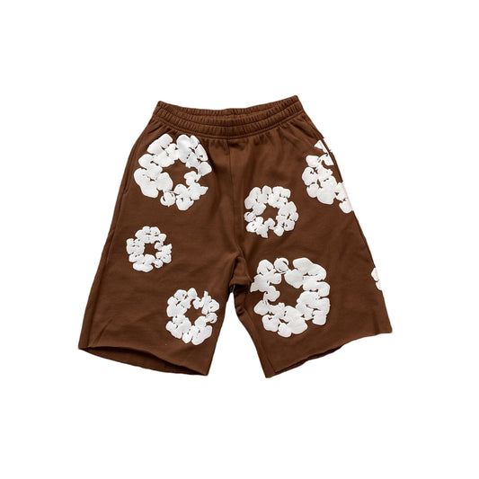 denim-tears-the-cotton-wreath-shorts-brown-Drip Store Argentina
