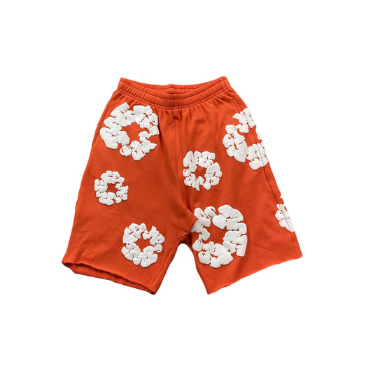 denim-tears-the-cotton-wreath-shorts-orange-Drip Store Argentina