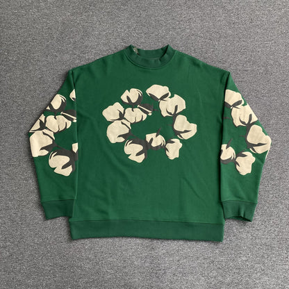 denim-tears-x-cpfm-cactus-tears-crewneck-green-Drip Store Argentina