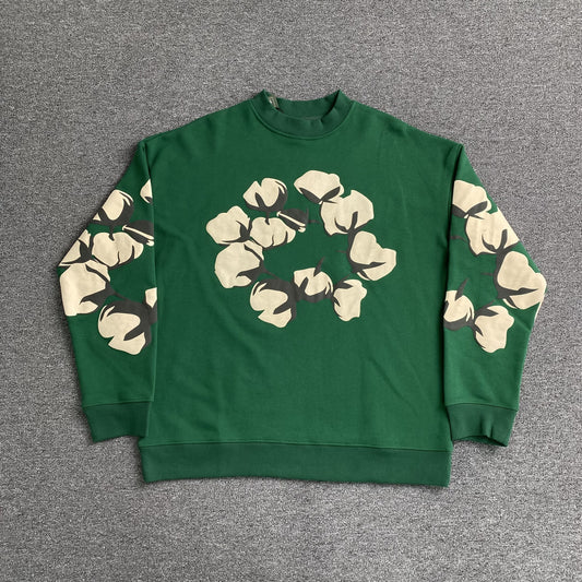 denim-tears-x-cpfm-cactus-tears-crewneck-green-Drip Store Argentina