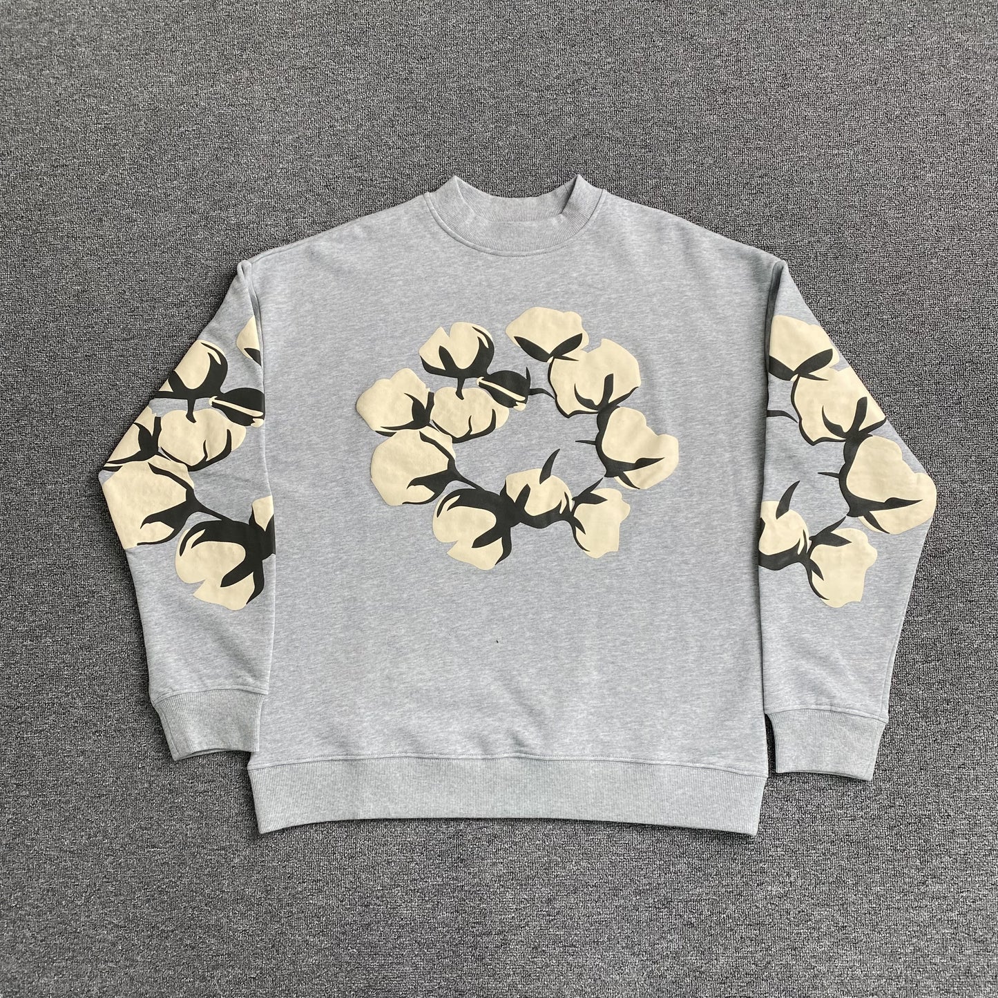 denim-tears-x-cpfm-cactus-tears-crewneck-grey-Drip Store Argentina