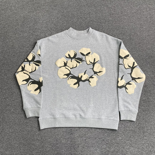 denim-tears-x-cpfm-cactus-tears-crewneck-grey-Drip Store Argentina