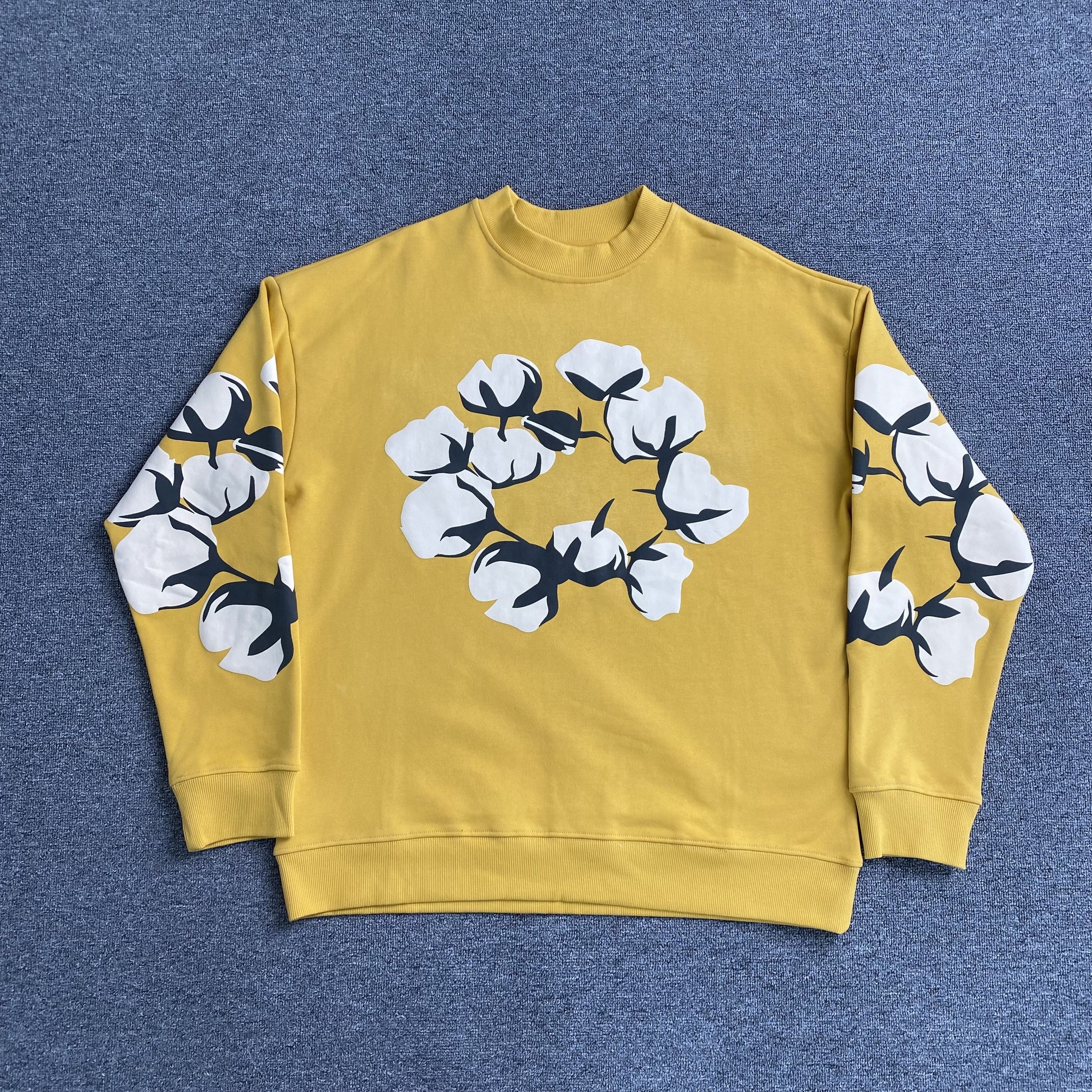 denim-tears-x-cpfm-cactus-tears-crewneck-yellow-Drip Store Argentina
