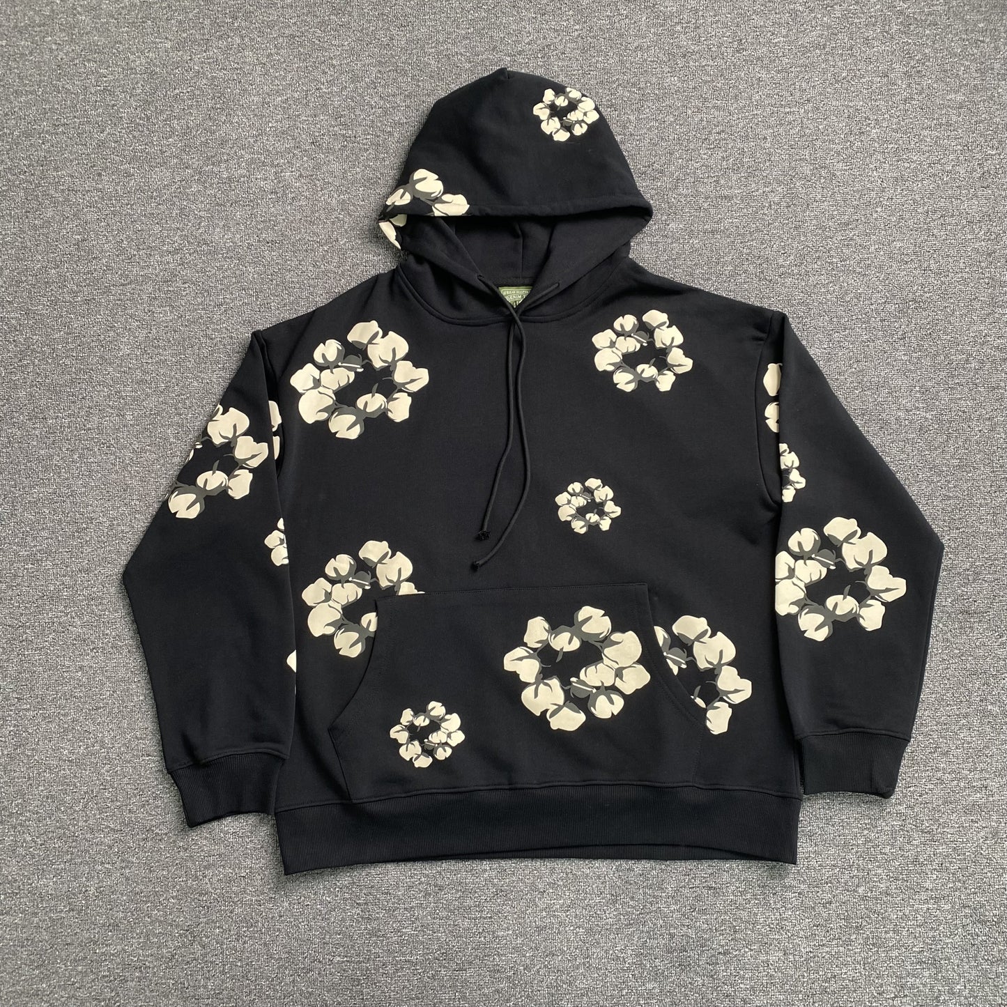 denim-tears-x-cpfm-cactus-tears-wreath-hoodie-black-Drip Store Argentina