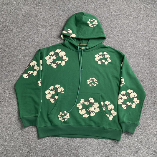 denim-tears-x-cpfm-cactus-tears-wreath-hoodie-green-Drip Store Argentina