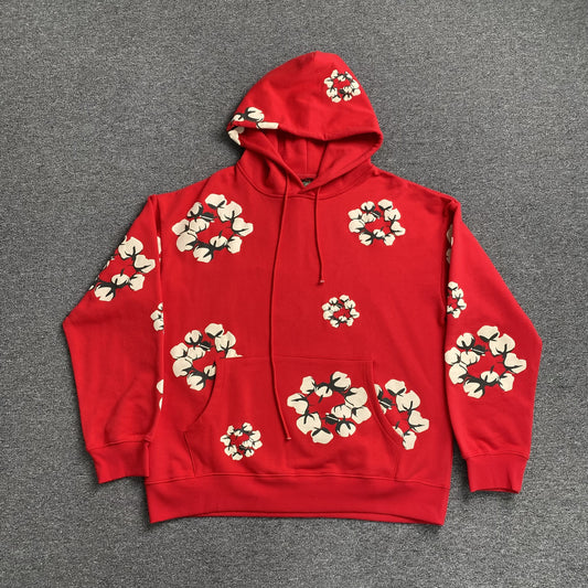 denim-tears-x-cpfm-cactus-tears-wreath-hoodie-red-Drip Store Argentina