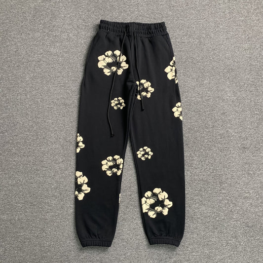 denim-tears-x-cpfm-cactus-tears-wreath-pants-black-Drip Store Argentina