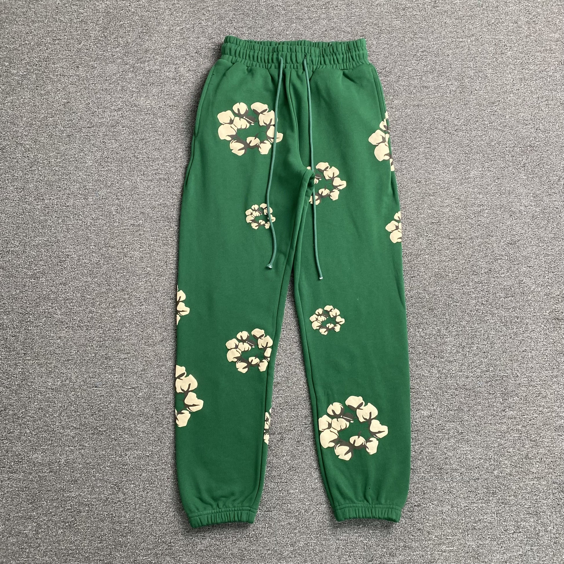 denim-tears-x-cpfm-cactus-tears-wreath-pants-green-Drip Store Argentina