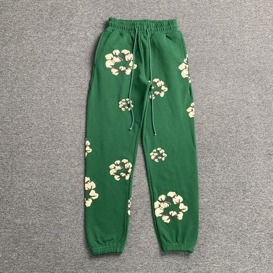 denim-tears-x-cpfm-cactus-tears-wreath-pants-green-Drip Store Argentina
