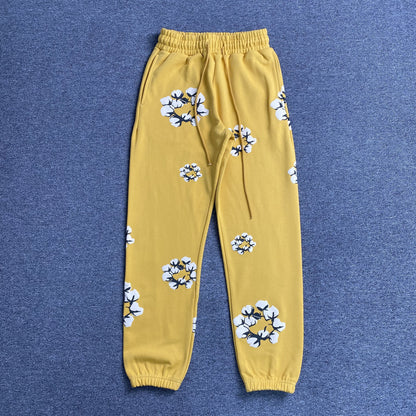 denim-tears-x-cpfm-cactus-tears-wreath-pants-yellow-Drip Store Argentina
