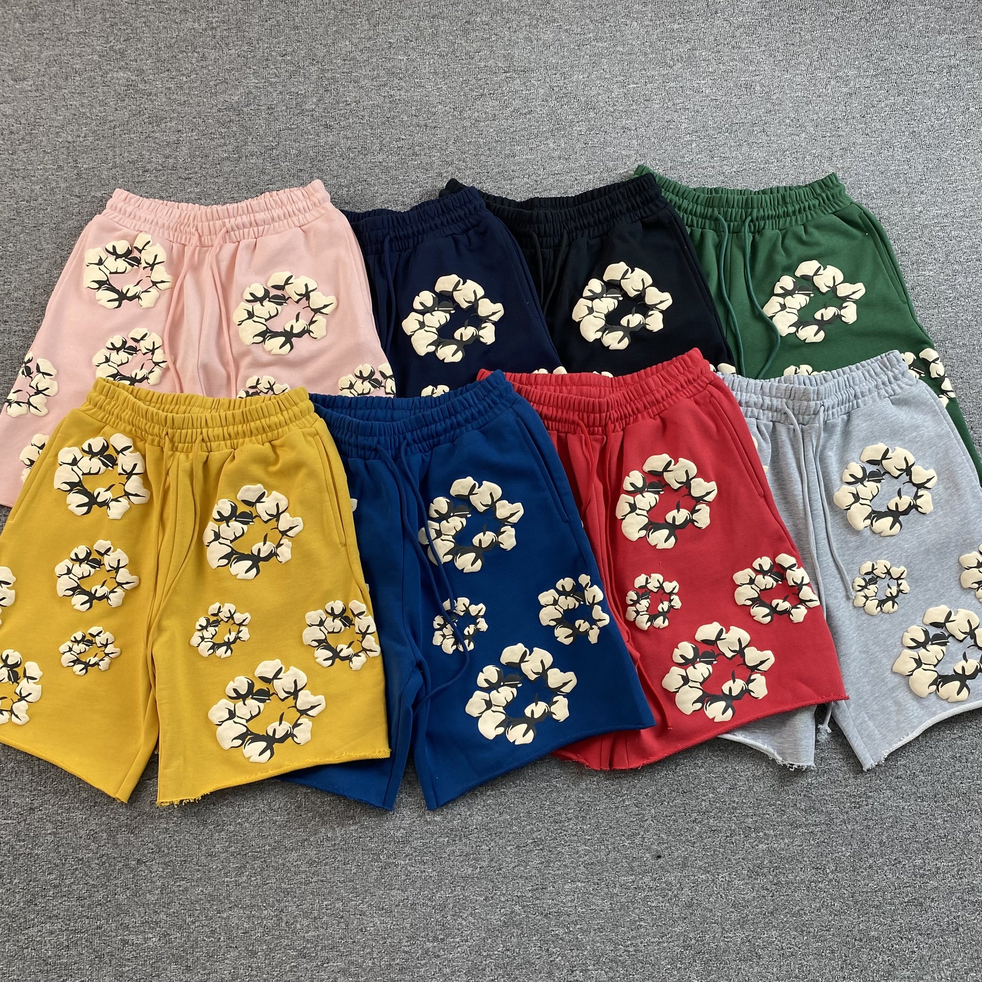 denim-tears-x-cpfm-cactus-tears-wreath-shorts-black-7-Drip Store Argentina