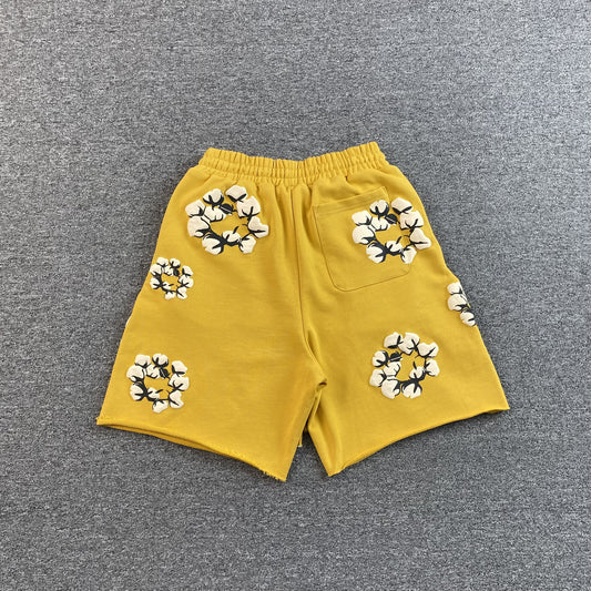 denim-tears-x-cpfm-cactus-tears-wreath-shorts-yellow-2-Drip Store Argentina