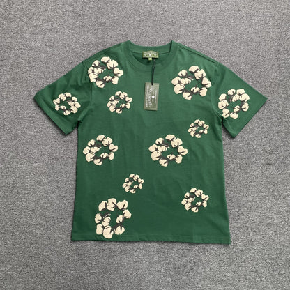denim-tears-x-cpfm-cactus-tears-wreath-tee-green-Drip Store Argentina